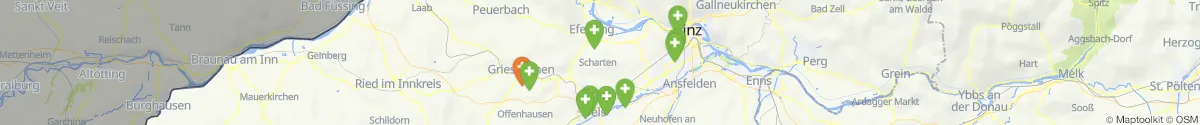 Kartenansicht für Apotheken-Notdienste in der Nähe von Hartkirchen (Eferding, Oberösterreich)